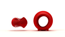 Load image into Gallery viewer, Red Helix Ring