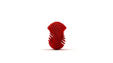 Load image into Gallery viewer, Red Helix Ring