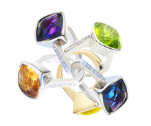Load image into Gallery viewer, Gerry Summers Blue Topaz Colourbox Ring