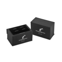 Load image into Gallery viewer, Sterling Silver Summer Haze EnamelCufflinks in Turquoise