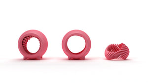 Pink Helix Ring