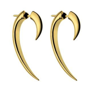 Shaun Leane Yellow Gold Vermeil Hook Earrings