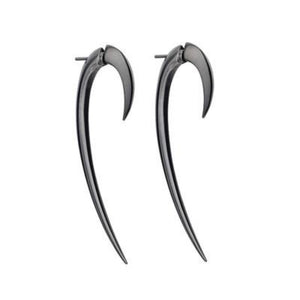 Shaun Leane Black Rhodium Large Hook Earrings